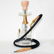 Narguile acrylic shisha hookah with led crystal hookah shisha one hose